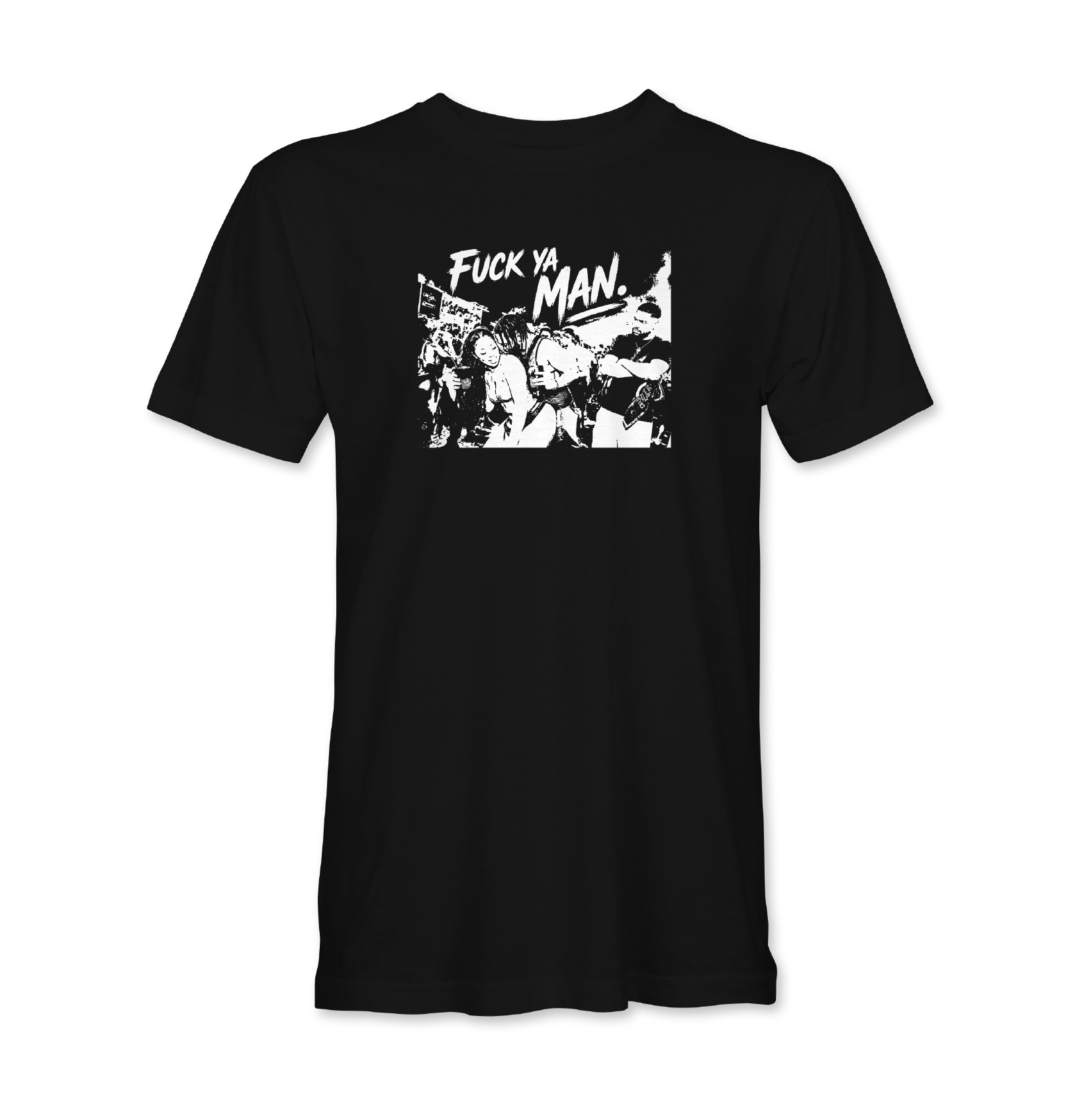 FYM Fuck Ya Man Black T-shirt