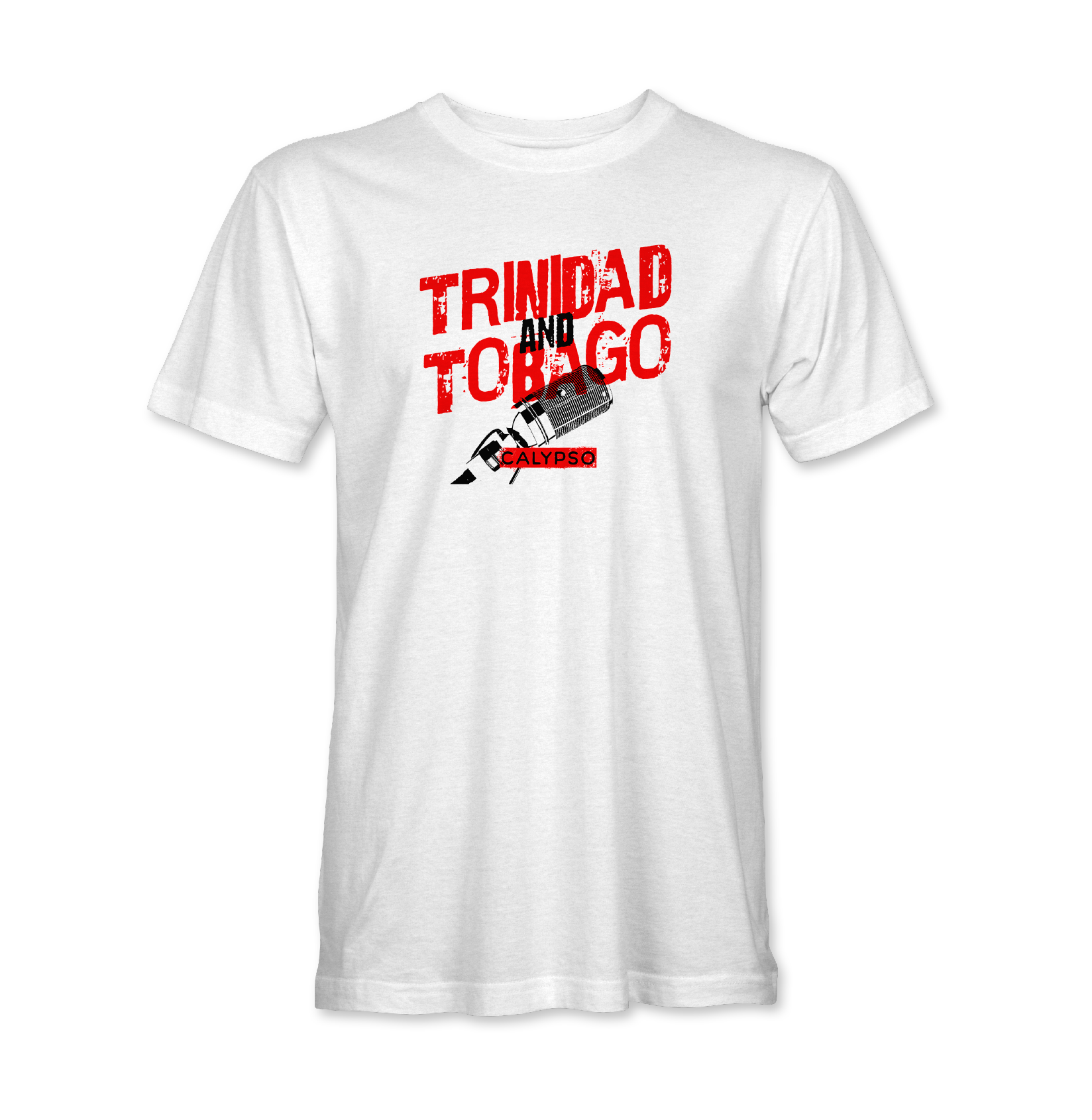 Trinidad and Tobago calypso t-shirt white men