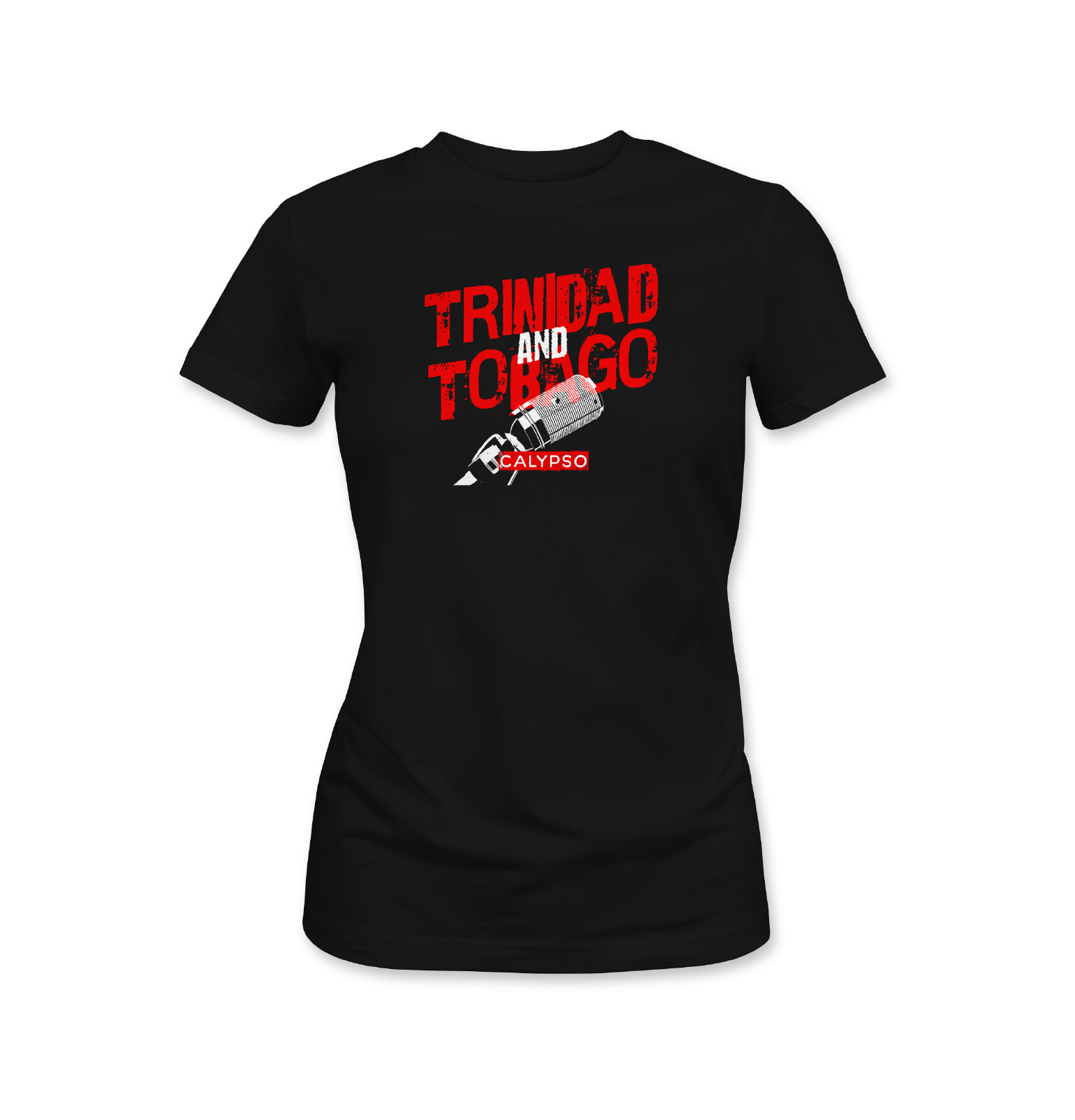 Trinidad and Tobago calypso t-shirt Black women