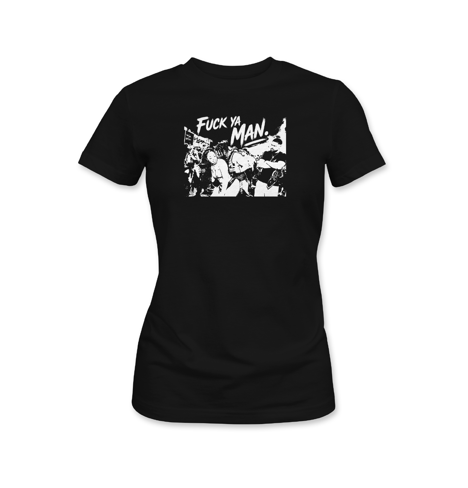 FYM Fuck Ya Man Black T-shirt