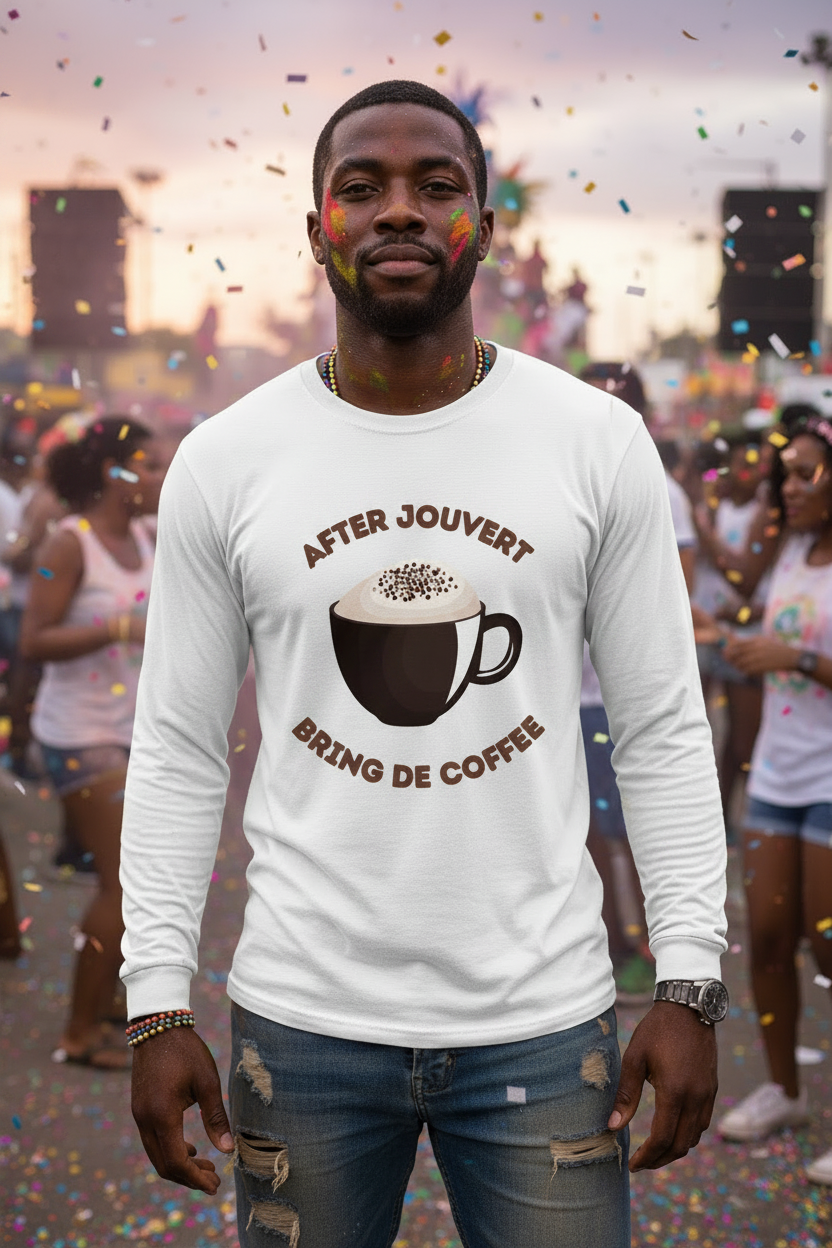 After Jouvert Male White - Smaller Graphic