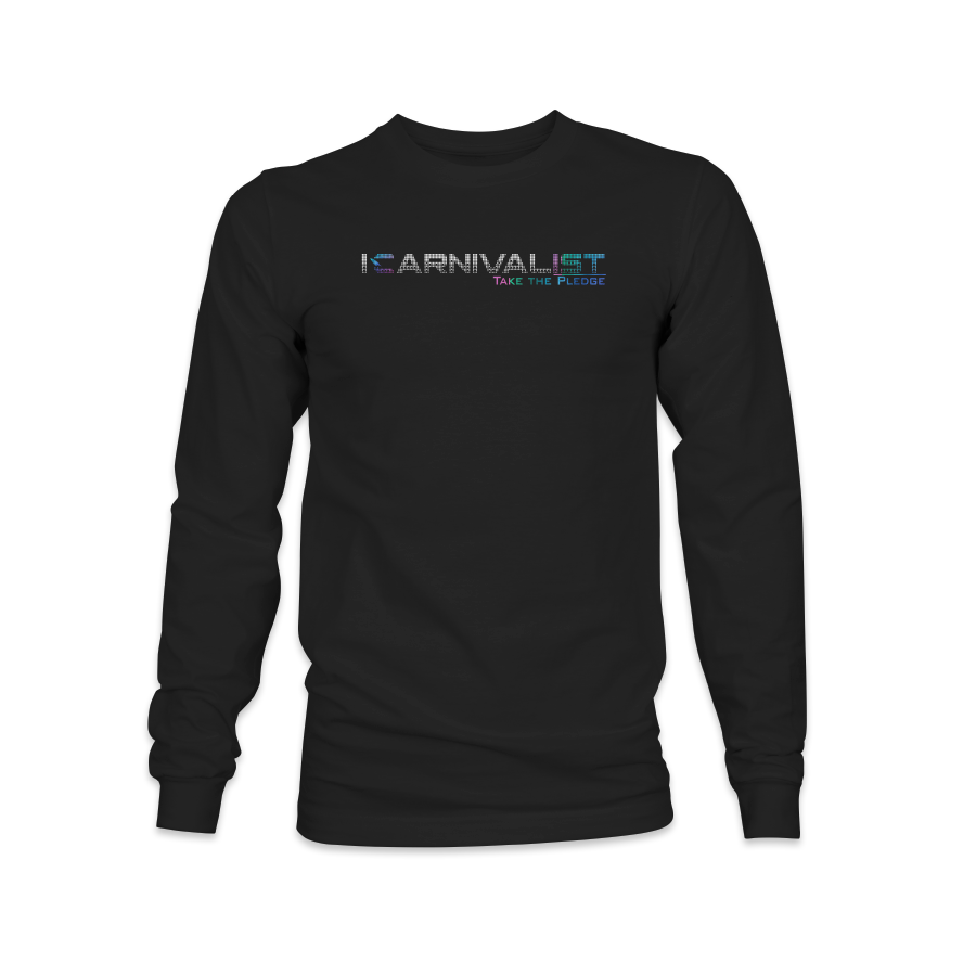 iCarnivalist flagship Black long sleeve shirt