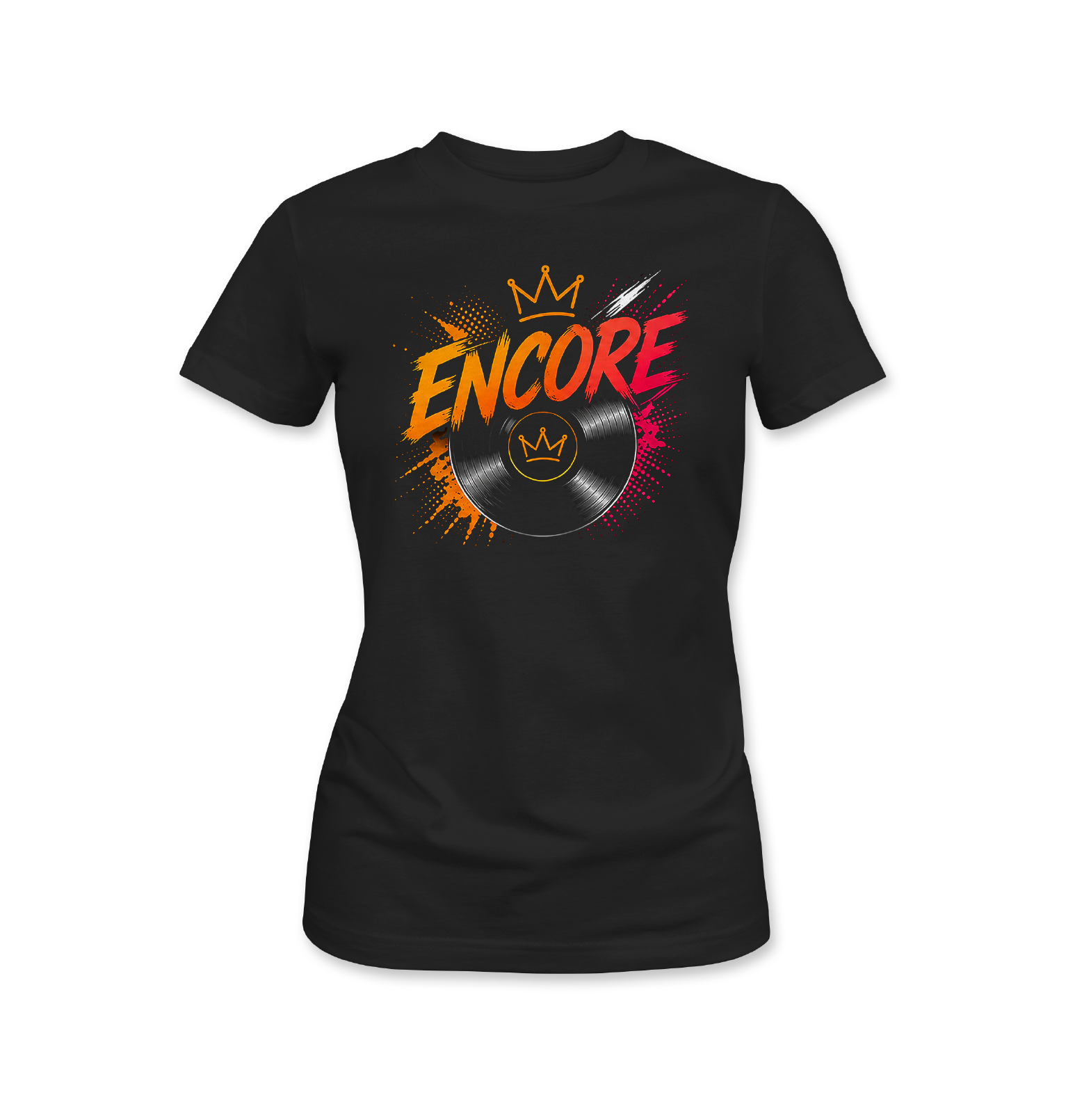 Soca music inspired vinyl record graphic tee