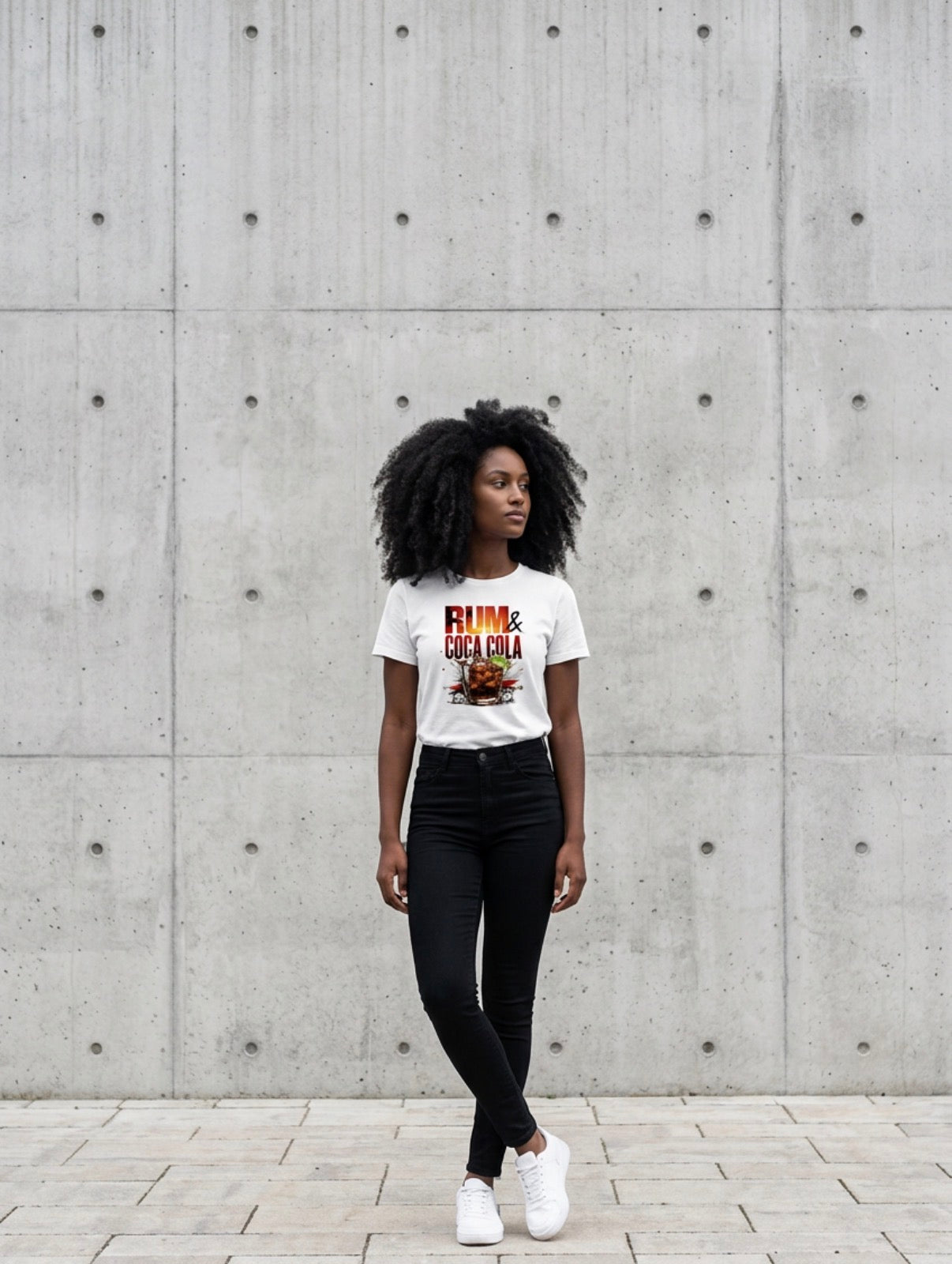 kes the band Rum & Coca Cola White Carnival T-Shirt