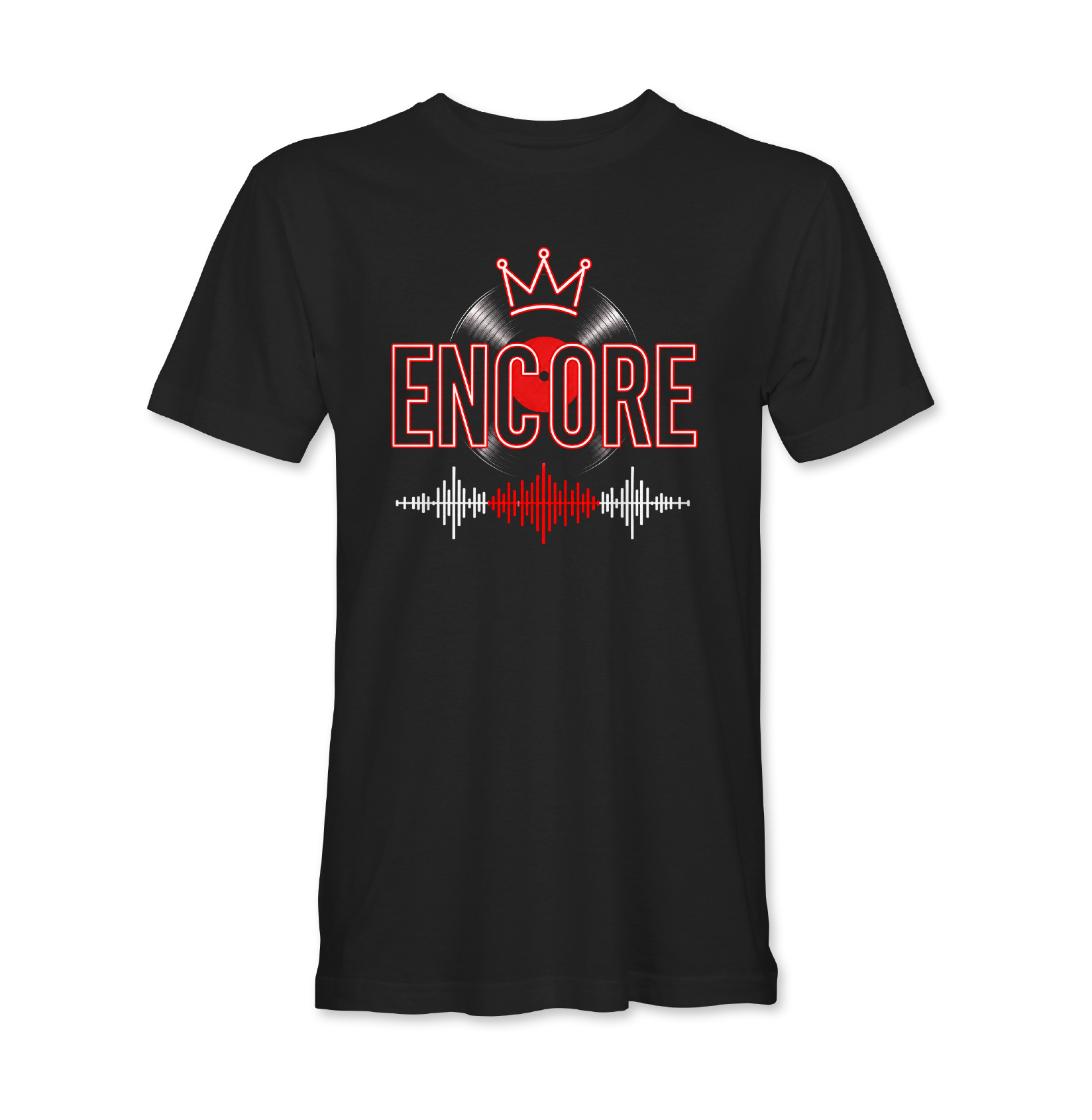 Encore Vinyl Record Tee – Trinidad Carnival 2026 Soca Shirt