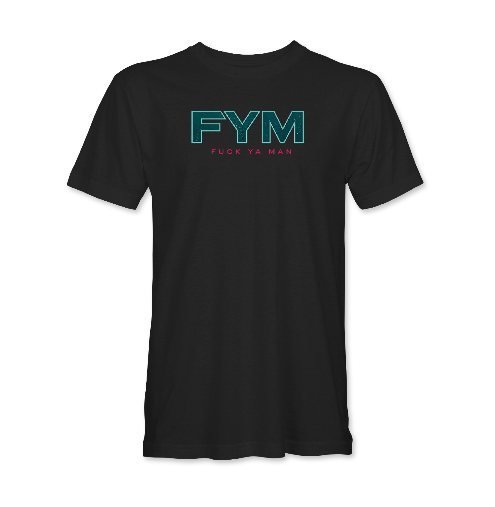 Black FYM Fuck Ya Man soca streetwear t-shirt for Carnival