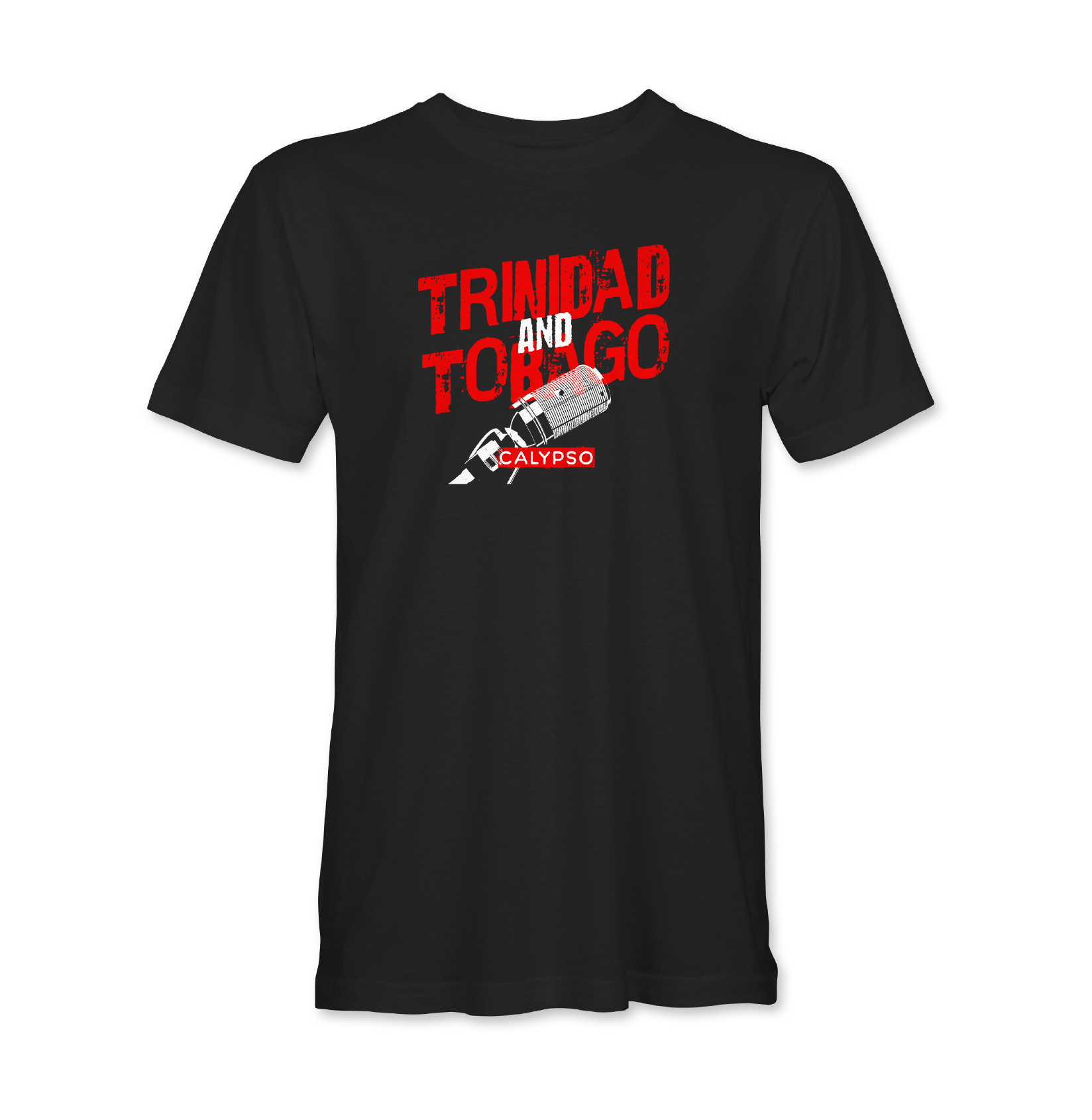 Trinidad and Tobago calypso t-shirt black men