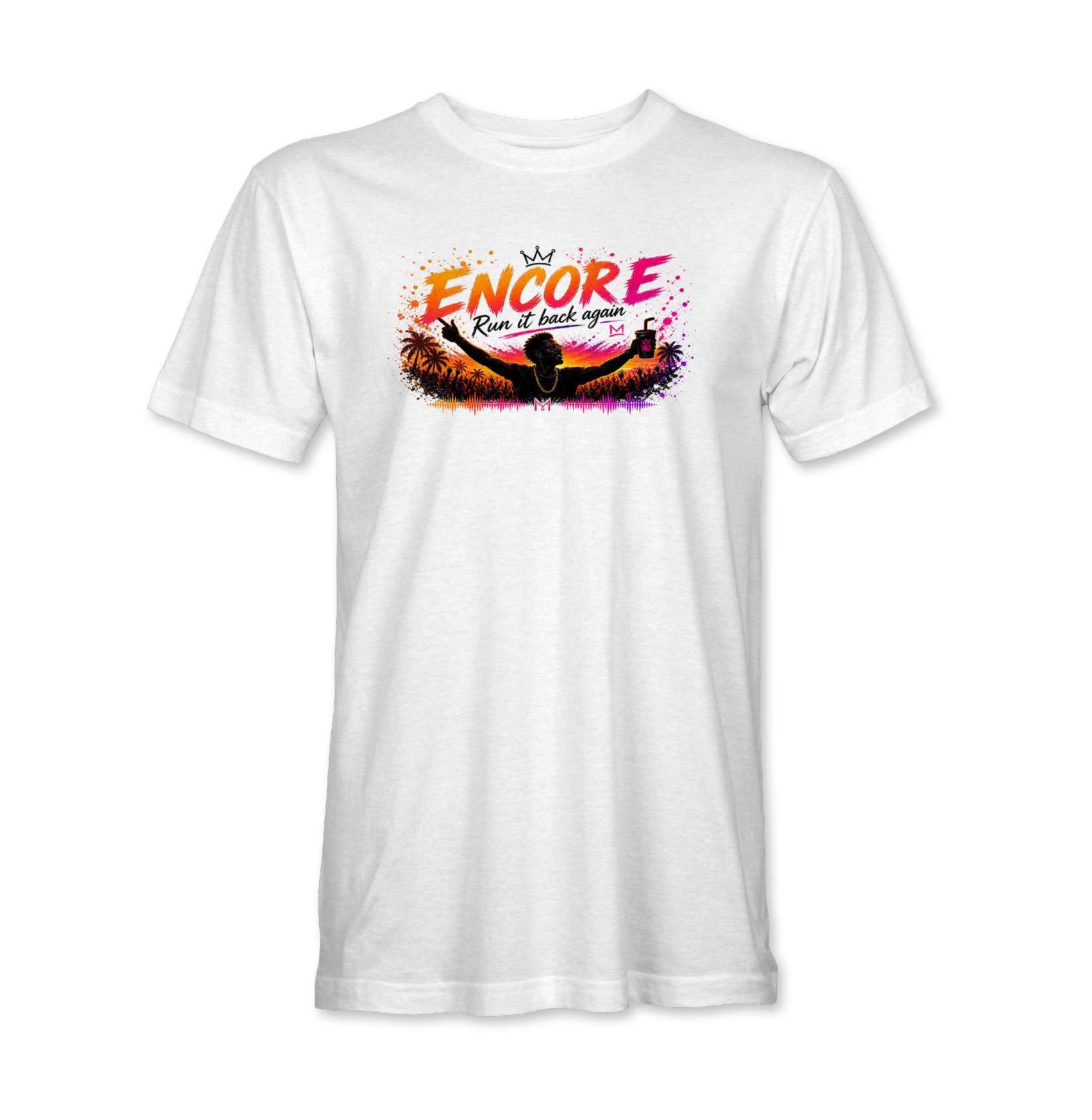 Encore Run It Back Again Trinidad Carnival soca t-shirt design