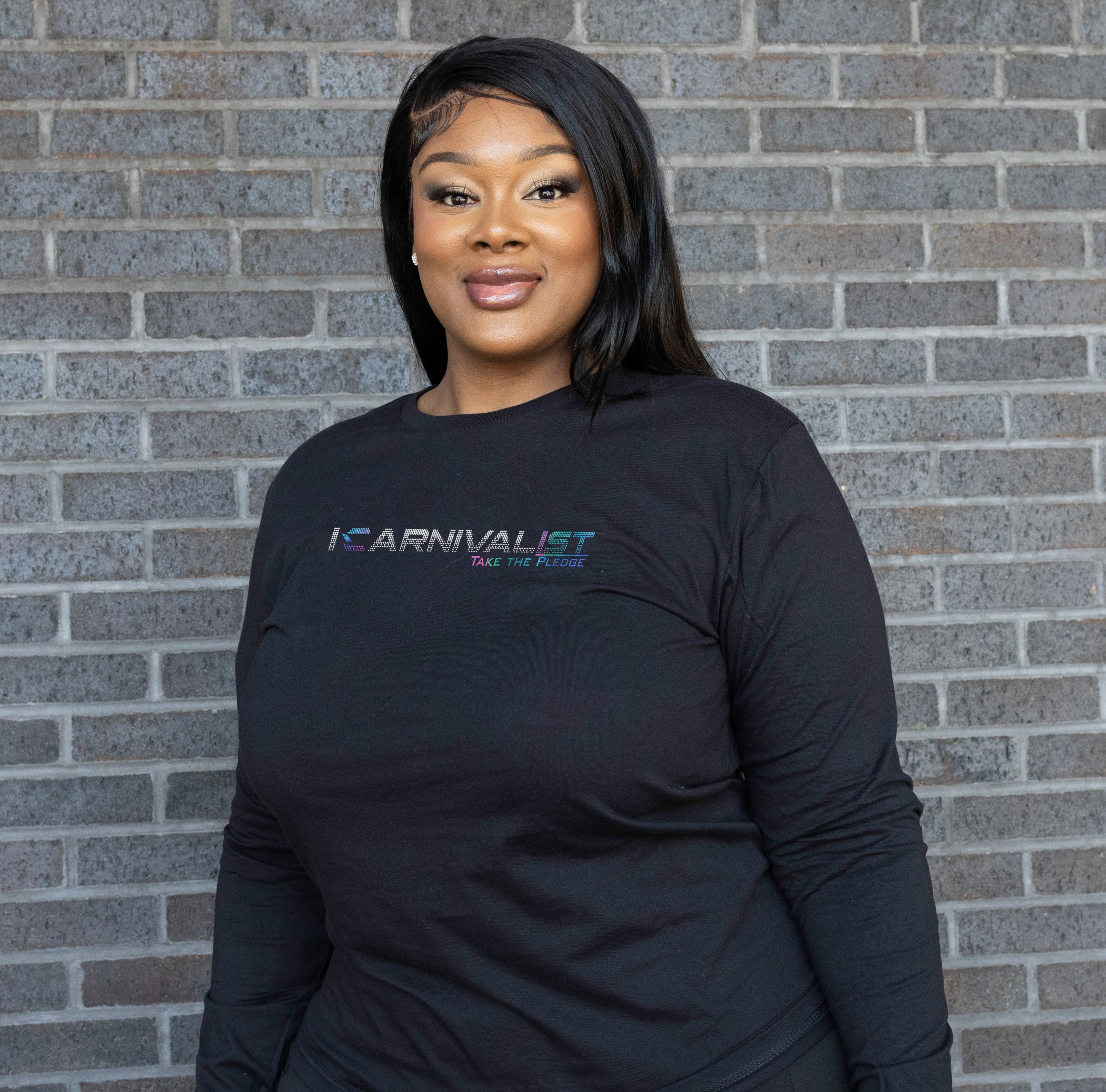 iCarnivalist flagship Black long sleeve shirt