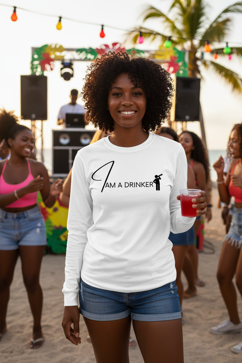 I Am a Drinker Female White